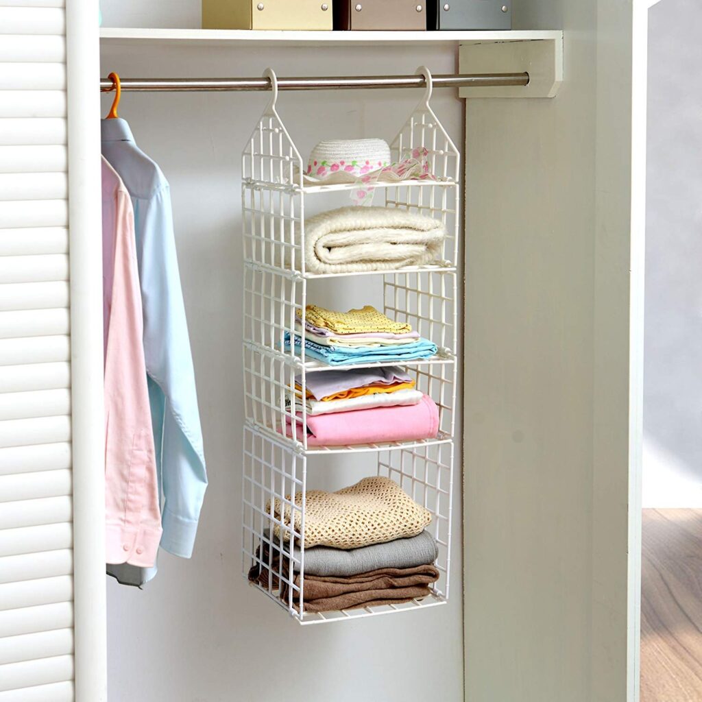 Folding Plastic Clothes Storage Racks